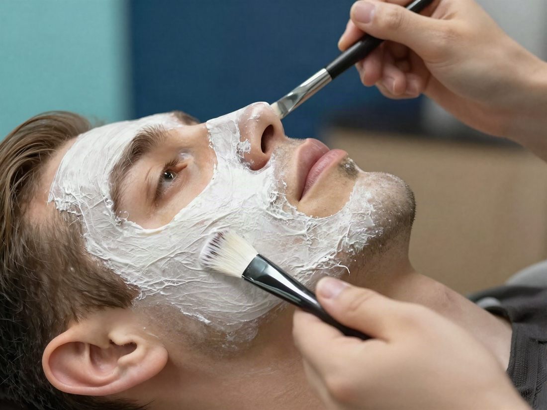 A facial treatment