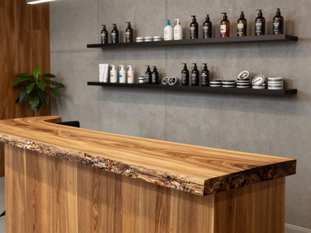 The reception counter