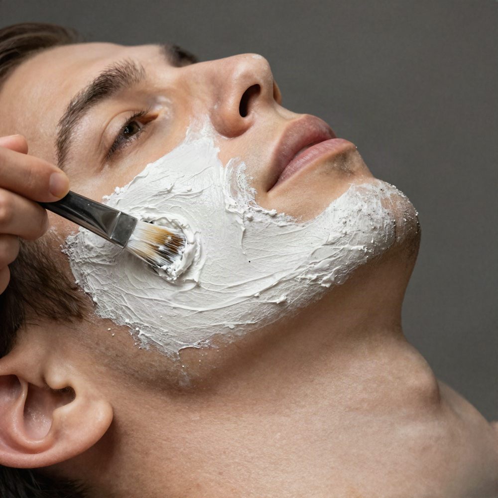 A facial treatment